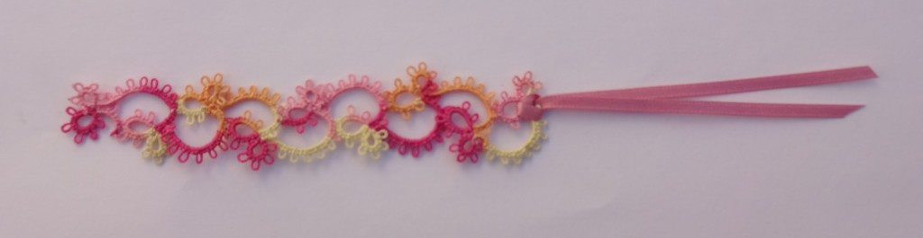 tatted bookmark by tatting connection