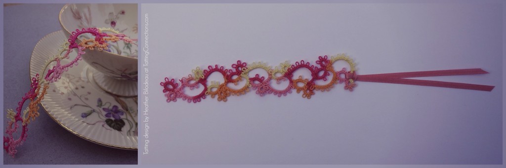 tatted bookmark by tatting connection with dusk